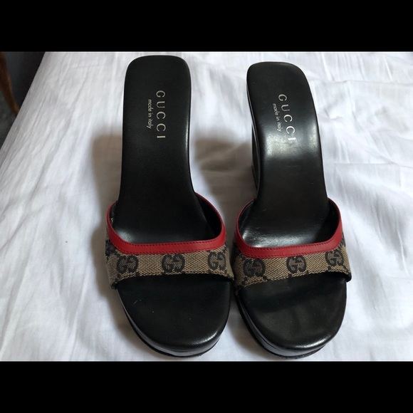 gucci wedges slides